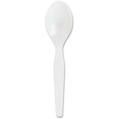 Genuine Joe Genuine Joe Polystyrene Spoon, Heavyweight, White GJO10432